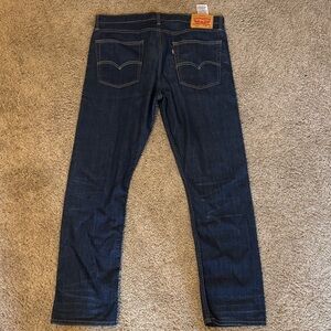 Levi's 513 Men's Dark Indigo Straight Jeans